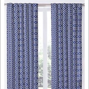 Set of 2, 84” Waverly Lattice Curtains